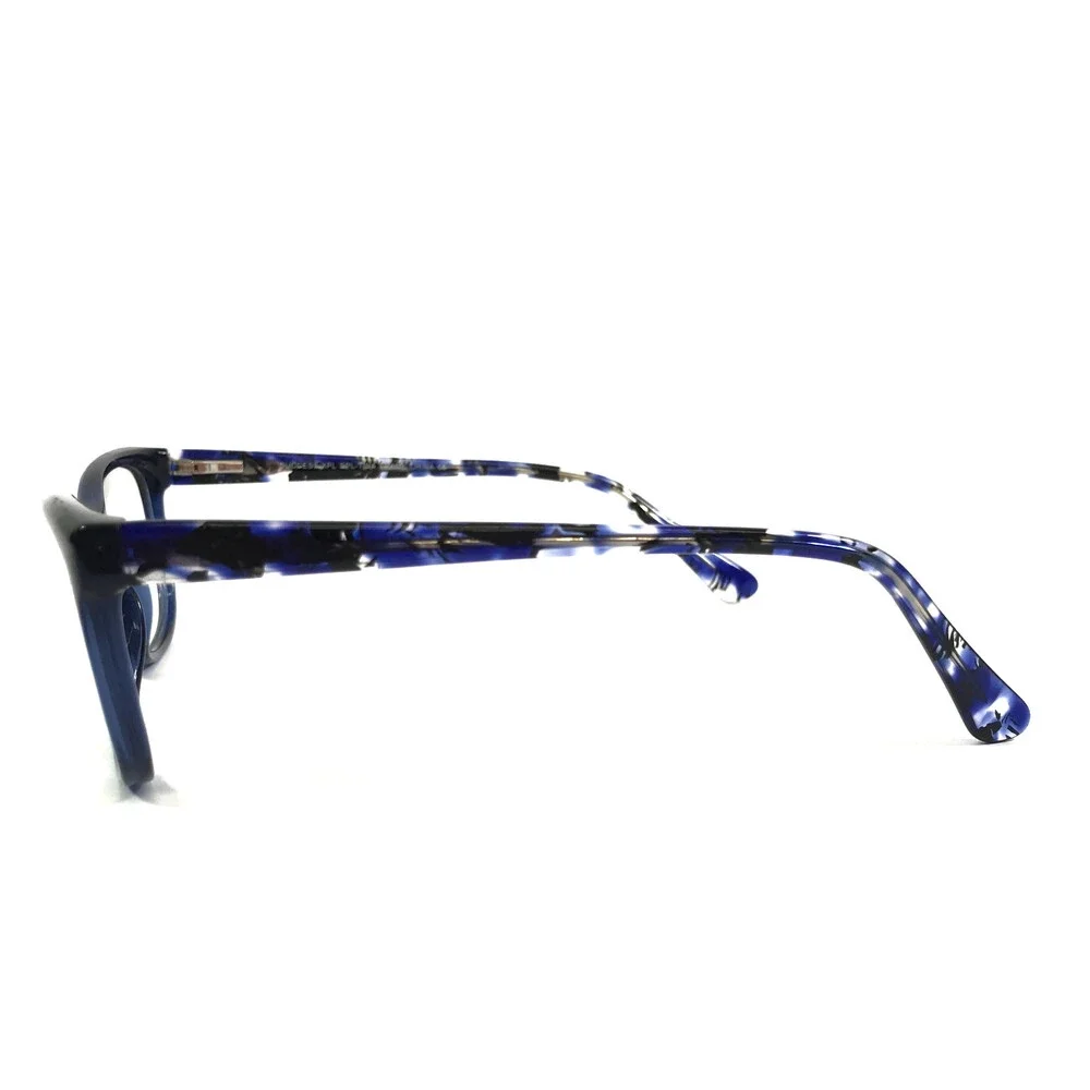 Success Eyeglasses Frames SPL-TINA BLUE Black Cat Eye Full Rim 52-17-140